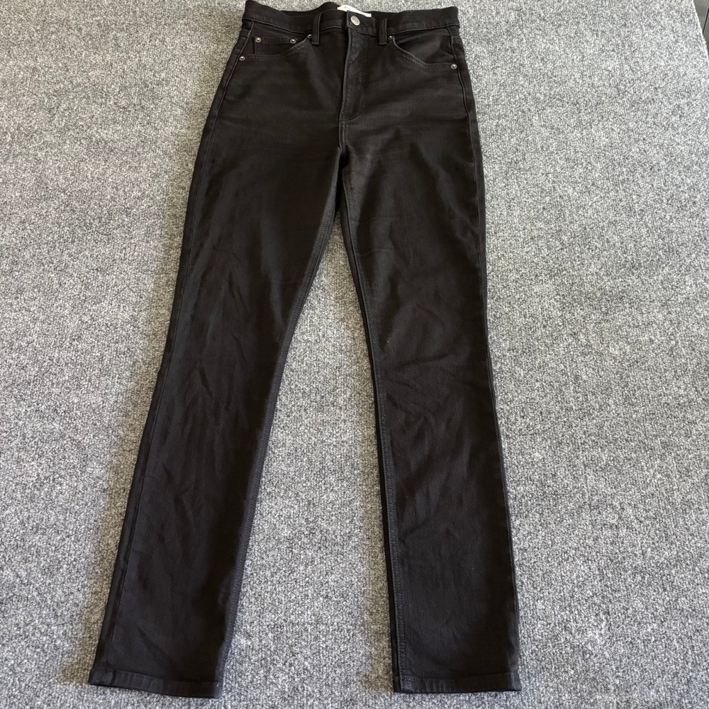 Reformation Jeans Womens 28 Ultra High Skinny Black Denim Pants 14846